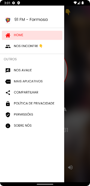 Rádio 91 FM Formosa - GO Screenshot 2