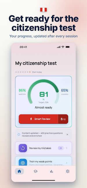 Citoyenneté: Citizenship Test Screenshot 0