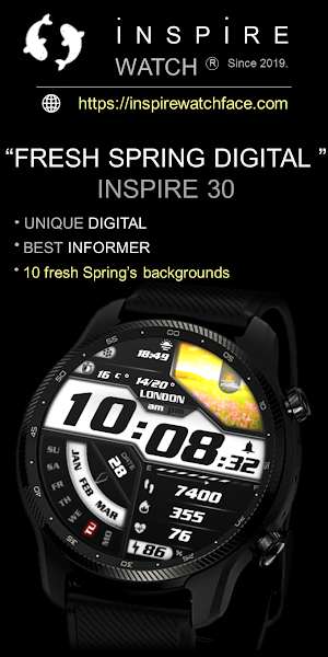 Spring Digital Watch Face IN30 Screenshot 1
