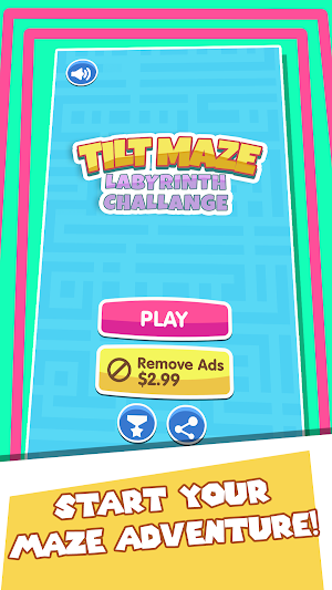 Tilt Maze: Labyrinth Challenge Screenshot 0