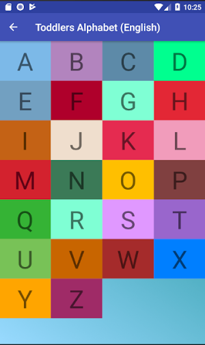 Toddlers Alphabet (English) Screenshot 1