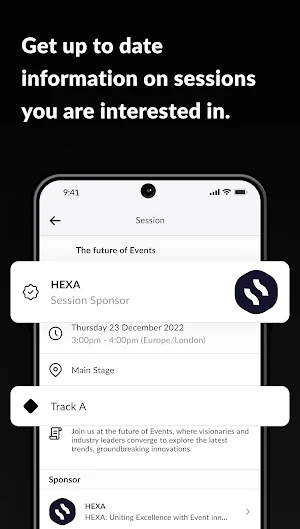 RETCON Conference App Screenshot 2
