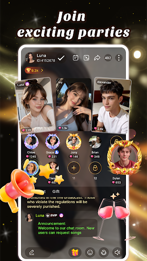 SugarMee - Party & Live Chat Screenshot 3