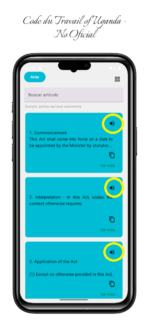 Code du Travail of Uganda Screenshot 0
