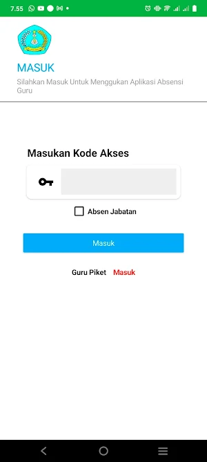 ABSEN DIGITAL MTs AL QOMARIYAH Screenshot 1