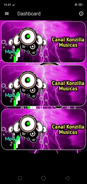Musicas 2 Canal Konzilla Screenshot 1