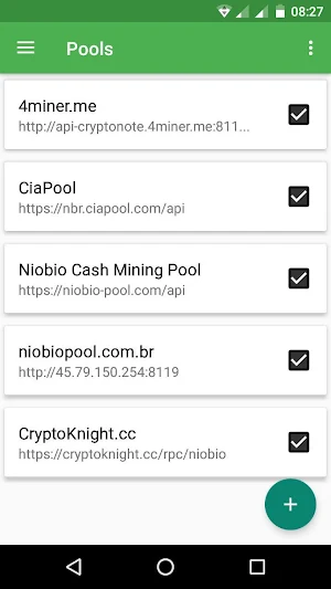 Niobio Pools Screenshot 2