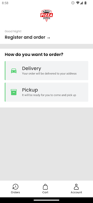 Direct Pizza Woodlands Screenshot 0