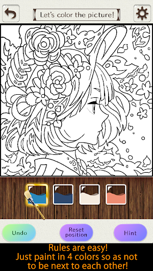 Coloring puzzle Screenshot 1