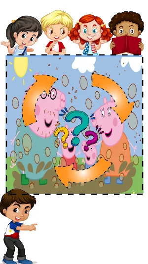 pepp piglet game puzzle pig Screenshot 1