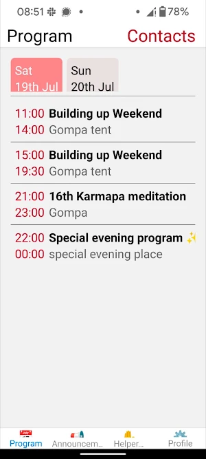 Kagyu Helpers Screenshot 2