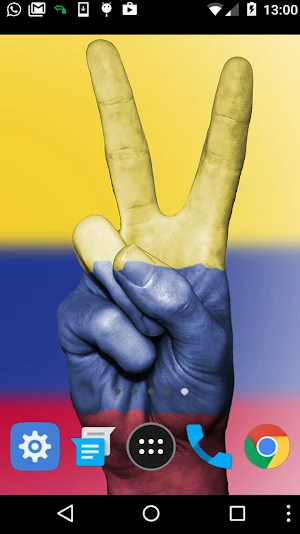 colombia flag wallpaper Screenshot 1