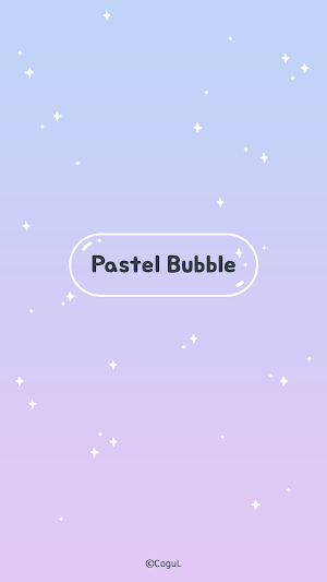 카카오톡 테마 - 파스텔 버블_베리페리 (카톡테마) Screenshot 0