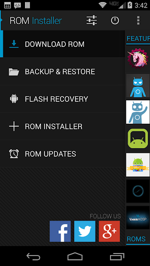 ROM Installer Screenshot 1