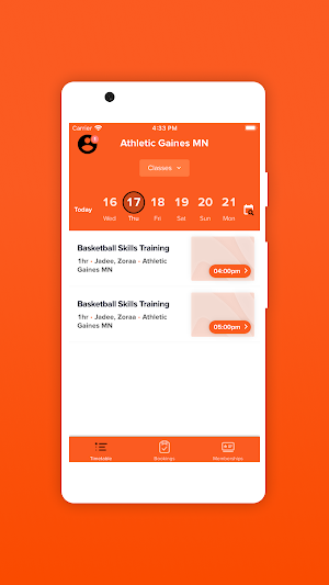 Athletic Gaines Minnesota Screenshot 2
