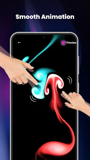 Magic Fluid: 4D Live Wallpaper Screenshot 0