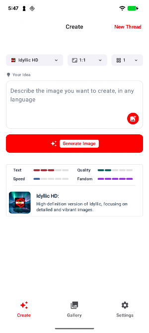 Idyllic App Screenshot 0