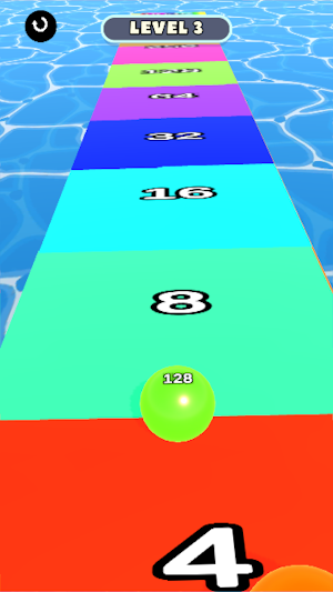 Sprint Run Ball 2048 Screenshot 2