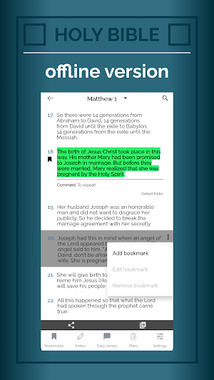 God's Word Version Bible app Screenshot 1
