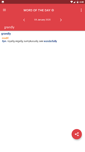 Webster's Thesaurus Screenshot 3