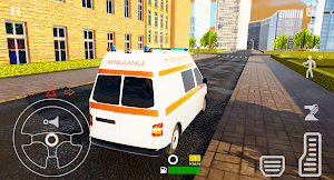 Ambulance Simulator 2021 - Minibus Car Driving Sim Screenshot 0
