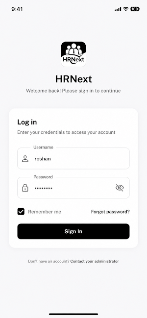 HRNext Screenshot 0