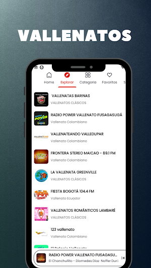 Musica Vallenatos Viejos 24 Hs Screenshot 1