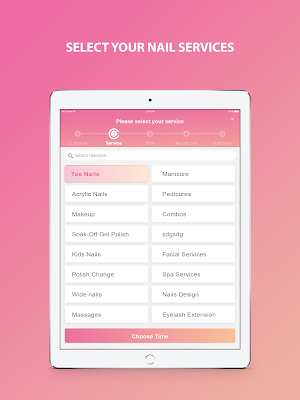 Thepronails check-in system Screenshot 1