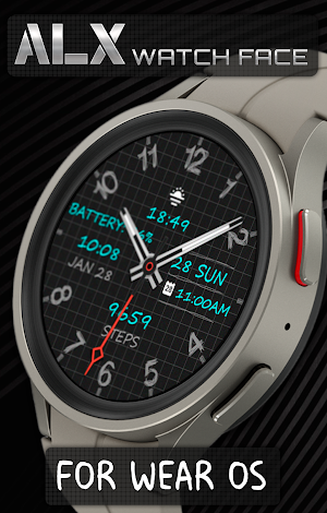 ALX01 Paint Watch Face Screenshot 3