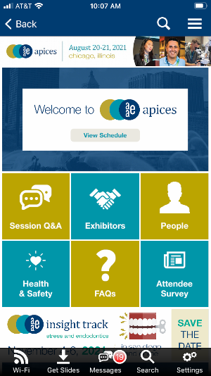 AAE Meetings Screenshot 2