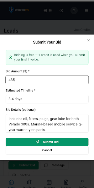 BoatBaseHQ Screenshot 1