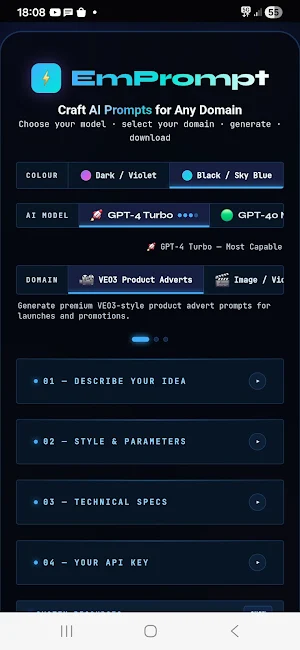 The EmPrompt App Screenshot 0
