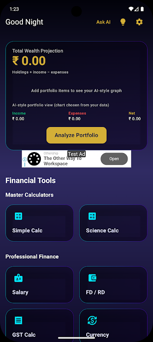 Finovate - Finance Calculator Screenshot 0