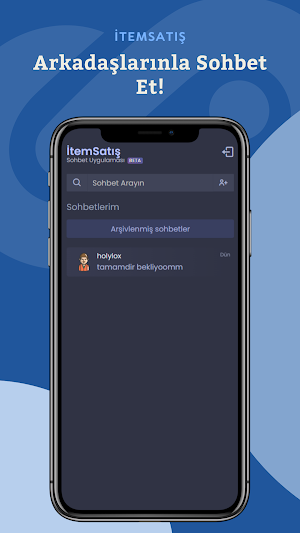 İtemSatış - Sohbet Screenshot 1