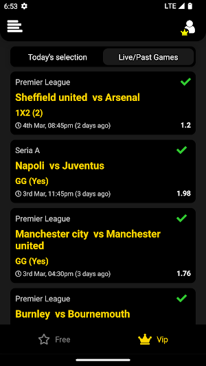 OddsSavvy Betting Tips Screenshot 3