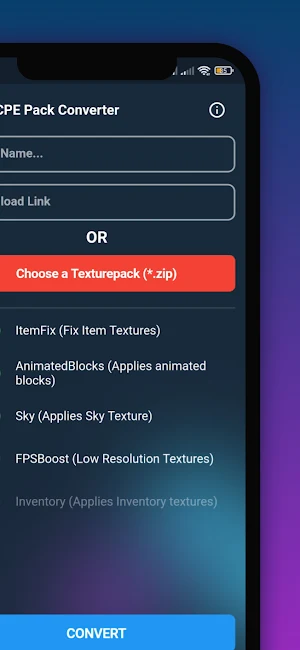 MCPE Pack Converter Screenshot 0