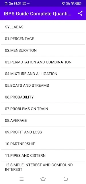 IBPS Quantitative Aptitude screenshot 1