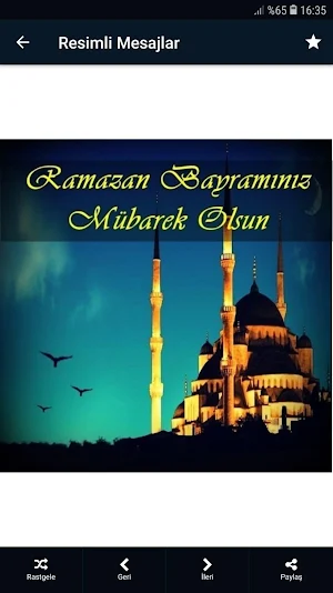 Ramazan Bayramı Mesajları Screenshot 1