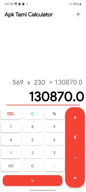 Apk Tami Calculator Screenshot 2