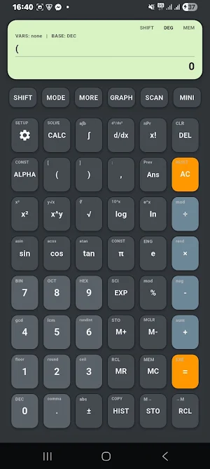 Quant Scientific Calculator Screenshot 3