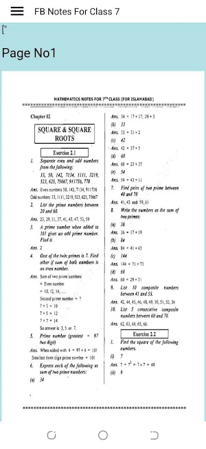 FB Notes For Class 7 Screenshot 2