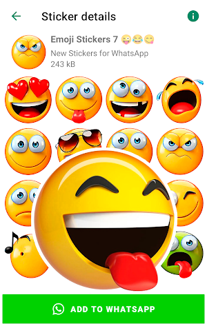 Emoji Stickers for WhatsApp Screenshot 3