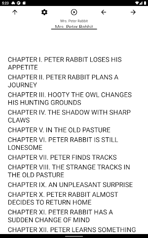 Book, Mrs. Peter Rabbit Screenshot 2