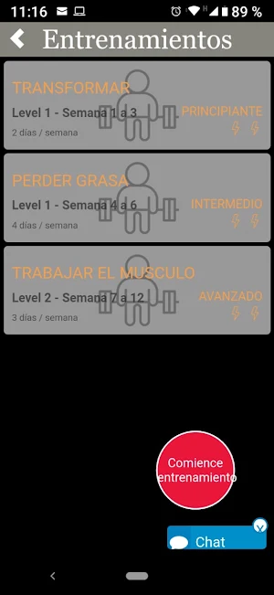 MUSCLE TRAING Screenshot 3