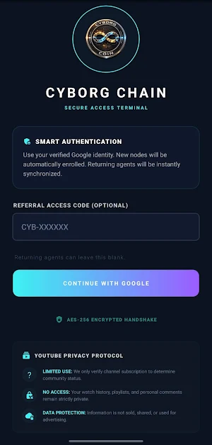 Cyborg Coin: Real Yield Screenshot 1