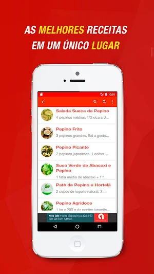 Receitas com Pepino Screenshot 3