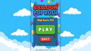 Balloon Pop Rush Screenshot 0
