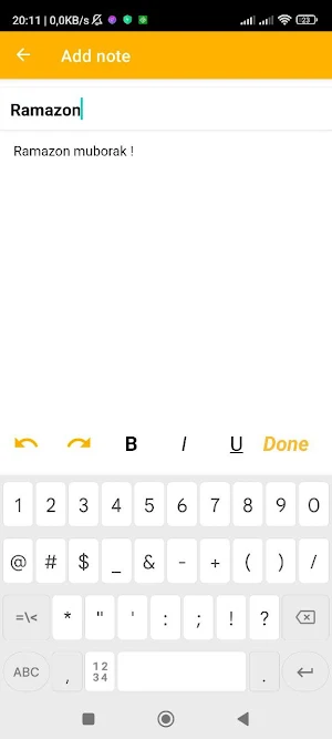 Notes App Screenshot 3