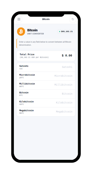 CryptoX - Unit Converter Screenshot 0