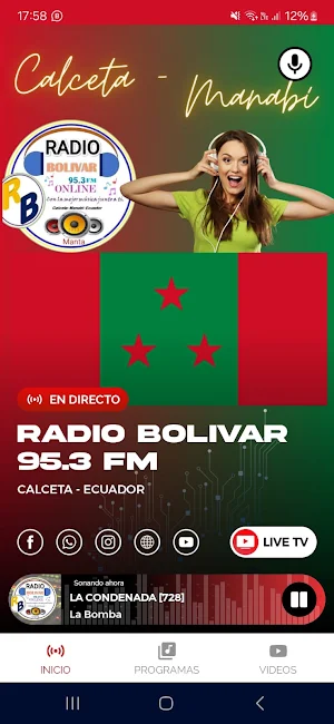 Radio Bolivar Fm Calceta Screenshot 1